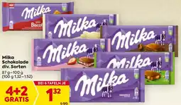 Billa Milka Schokolade div. Sorten Angebot