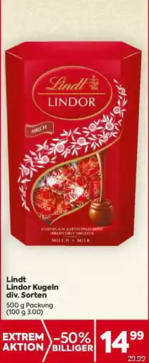 Billa Lindor Kugeln div. Sorten Angebot