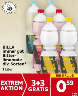 Billa BILLA immer gut Bitter- limonade div. Sorten Angebot