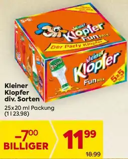 Billa Kleiner Klopfer div. Sorten Angebot