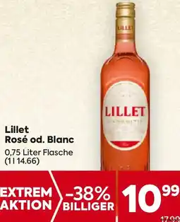 Billa Lillet Rosé od. Blanc Angebot