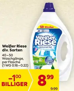 Billa Weißer Riese div. Sorten Angebot