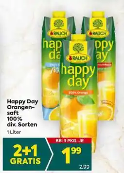 Billa Happy Day Orangensaft Angebot