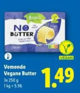 Lidl Vemondo vegane butter Angebot