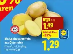 Lidl Bio Speisekartoffeln aus Österreich Angebot