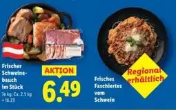 Lidl Frischer schweine- bauch im stück Angebot