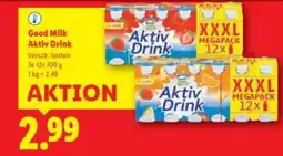 Lidl Good milk aktiv drink Angebot