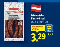 Lidl Wiesentaler Hauswürstel Angebot