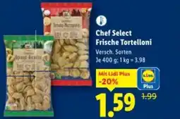 Lidl Chef select frische tortelloni Angebot