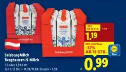 Lidl SalzburgMilch Bergbauern H-Milch Angebot