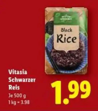 Lidl Vitasia Schwarzer Reis Angebot