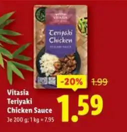 Lidl Vitasia Teriyaki Chicken Sauce Angebot