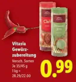 Lidl Vitasia gewürz- zubereitung Angebot