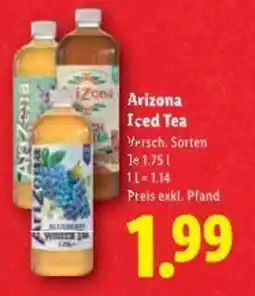 Lidl Arizona Iced Tea Angebot