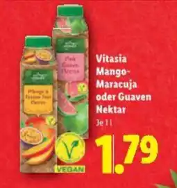 Lidl Vitasia mango- maracuja oder guaven nektar Angebot