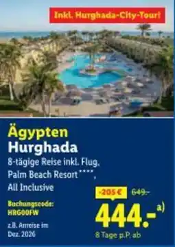 Lidl Ägypten Hurghada Angebot