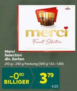 Billa Merci Selection div. Sorten Angebot
