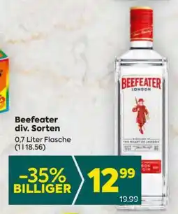 Billa Beefeater div. Sorten Angebot