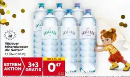 Billa Vöslauer Mineralwasser div. Sorten Angebot