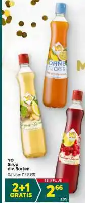 Billa Yo Sirup div. Sorten Angebot