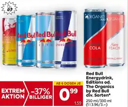 Billa Red Bull Energydrink, Editions od. The Organics by Red Bull Angebot