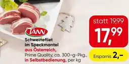 Eurospar Schweinefilet im Speckmantel Angebot