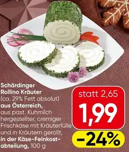 Eurospar Schärdinger Rollino Kräuter Angebot