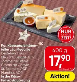 Eurospar Frz. Käsespezialitäten- teller La Medaille Angebot