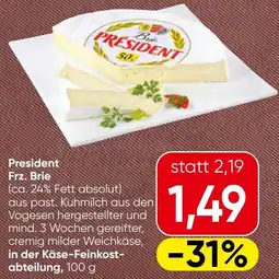 Eurospar President Frz. Brie Angebot