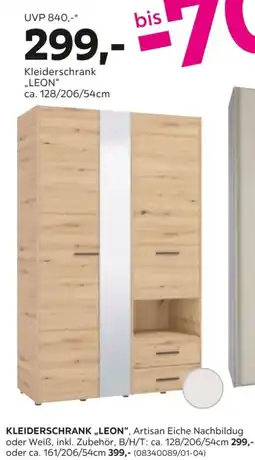 Mömax Kleiderschrank LEON Angebot