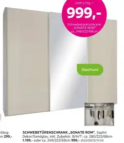 Mömax Schwebetürenschrank Sonate Rom Angebot
