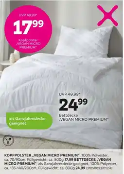Mömax Kopfpolster VEGAN MICRO PREMIUM Angebot