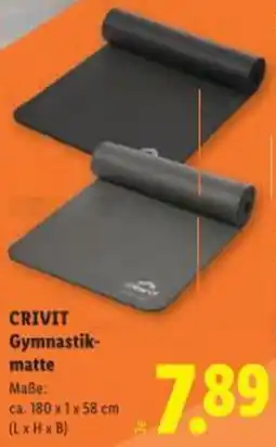 Lidl CRIVIT Gymnastik-matte Angebot