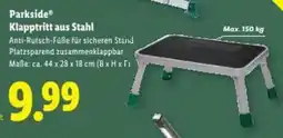 Lidl Parkside Klapptritt aus Stahl Angebot