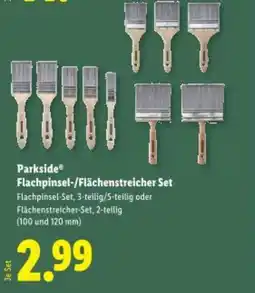 Lidl Parkside® Flachpinsel-/Flächenstreicher Set Angebot
