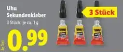 Lidl Uhu Sekundenkleber Angebot