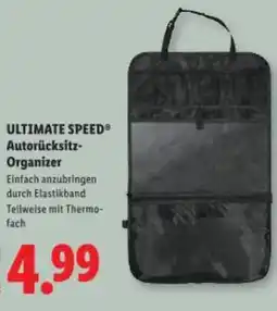 Lidl ULTIMATE SPEED® Autorücksitz- Organizer Angebot