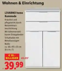 Lidl Wohnen & Einrichtung LIVARNO home Kommode Angebot