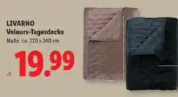 Lidl LIVARNO Velours-Tagesdecke Angebot