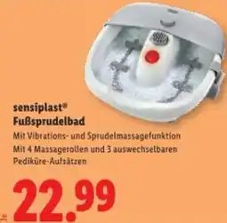 Lidl sensiplast Fußsprudelbad Angebot
