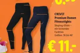 Lidl CRIVIT Damen Fitnesscapri Angebot