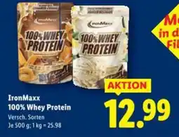 Lidl IronMaxx 100% Whey Protein Angebot