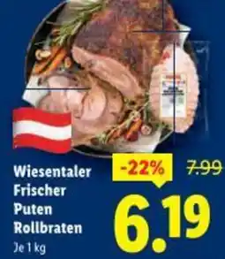 Lidl Wiesentaler Frischer Puten Rollbraten Angebot
