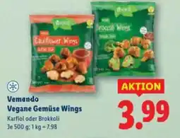 Lidl Vemando Vegane Gemüse Wings Angebot