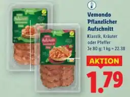 Lidl Vemondo Pflanzlicher Aufschnitt Angebot