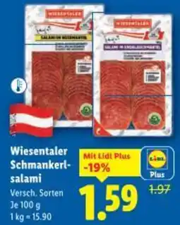 Lidl Wiesentaler Schmankerl salami Angebot