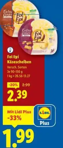 Lidl Fol Epi Käsescheiben Angebot