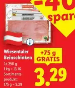 Lidl Wiesentaler Beinschinken Angebot