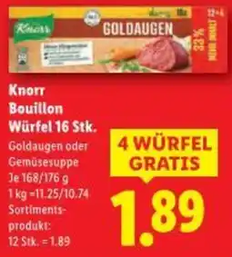 Lidl Knorr Bouillon Würfel 16 Stk Angebot
