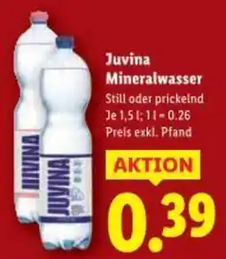 Lidl Juvina Mineralwasser Angebot
